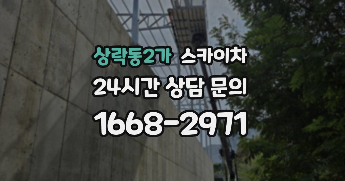 상락동2가 스카이차