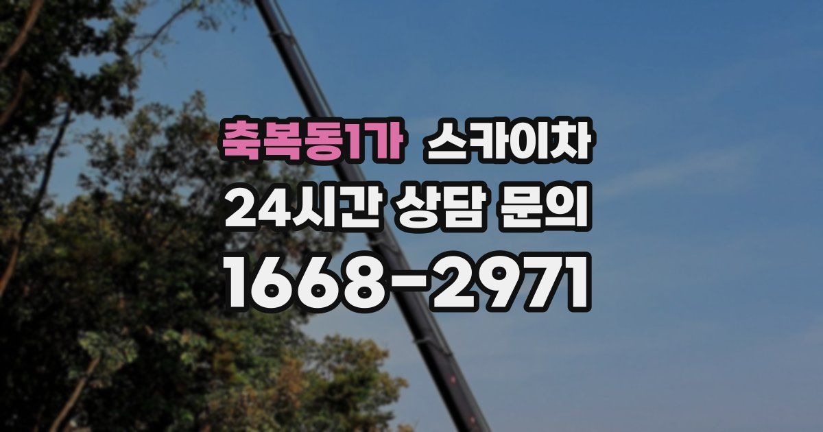 축복동1가 스카이차