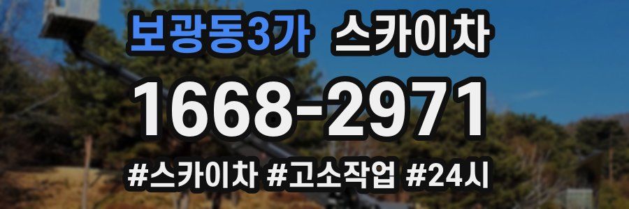 보광동3가 스카이차