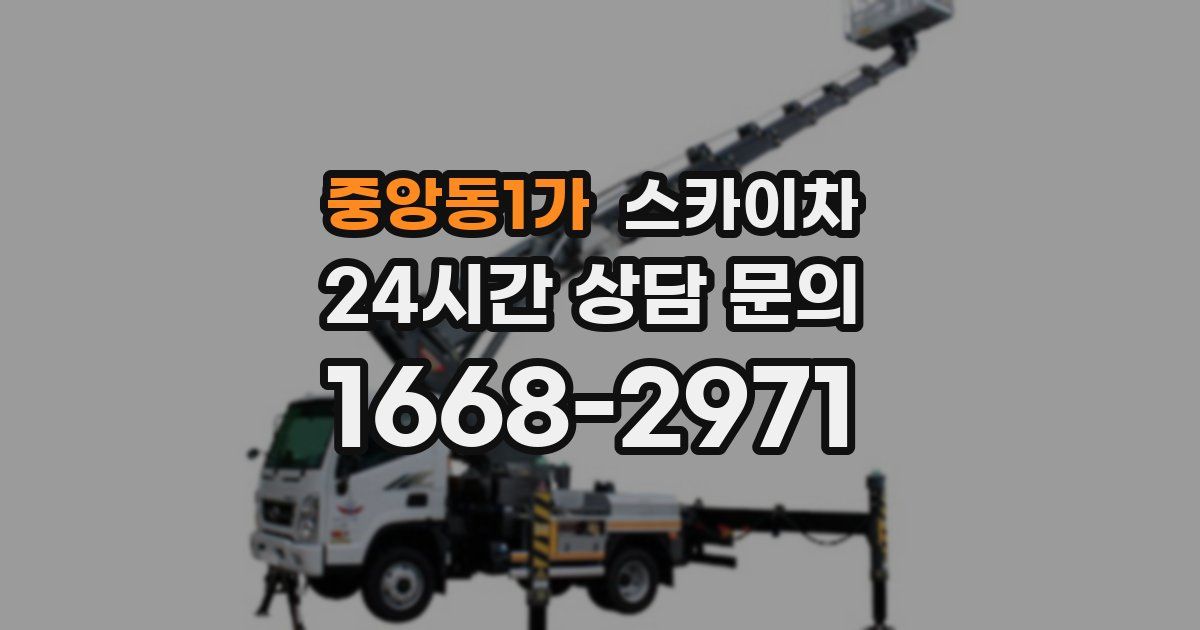 중앙동1가 스카이차