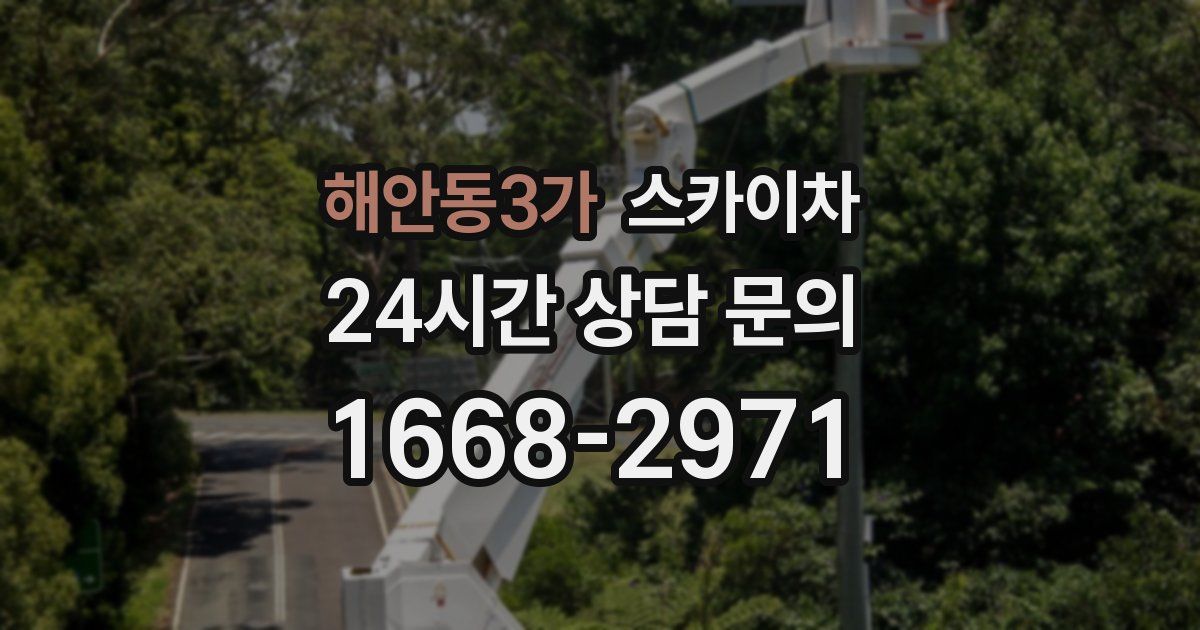 해안동3가 스카이차