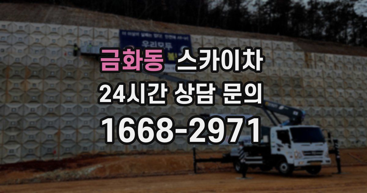 금화동 스카이차