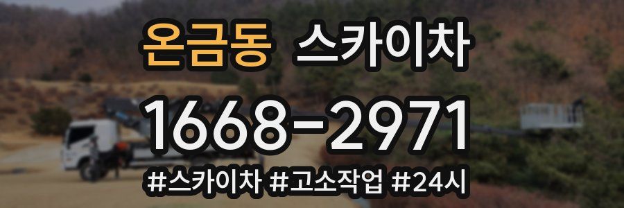 온금동 스카이차