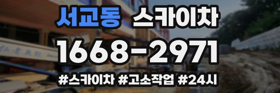 서교동 스카이차