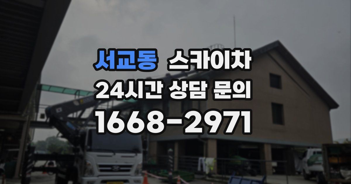 서교동 스카이차