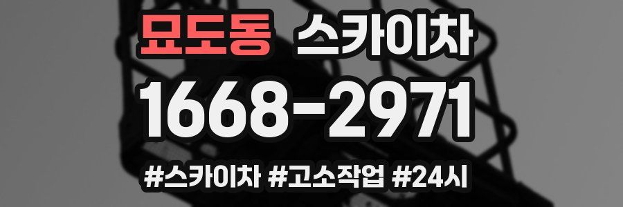 묘도동 스카이차