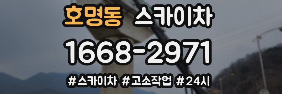 호명동 스카이차