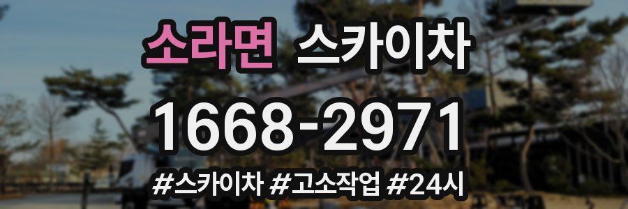 소라면 스카이차