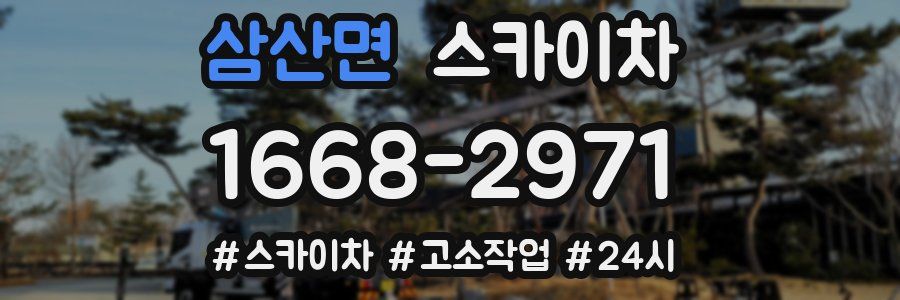 삼산면 스카이차