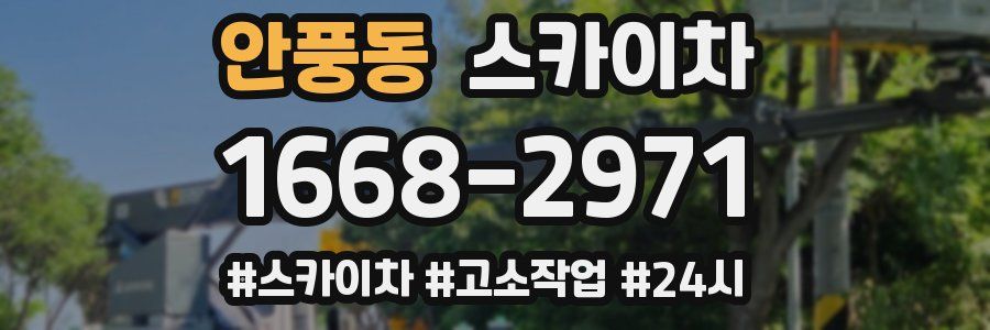 안풍동 스카이차