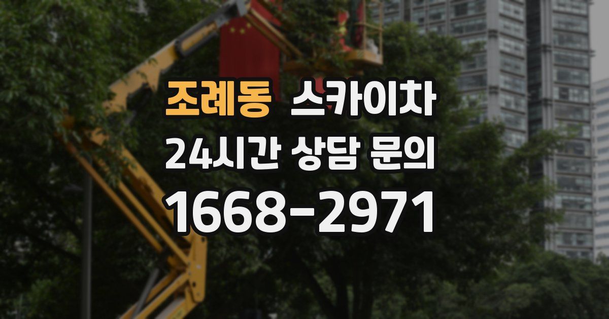 조례동 스카이차