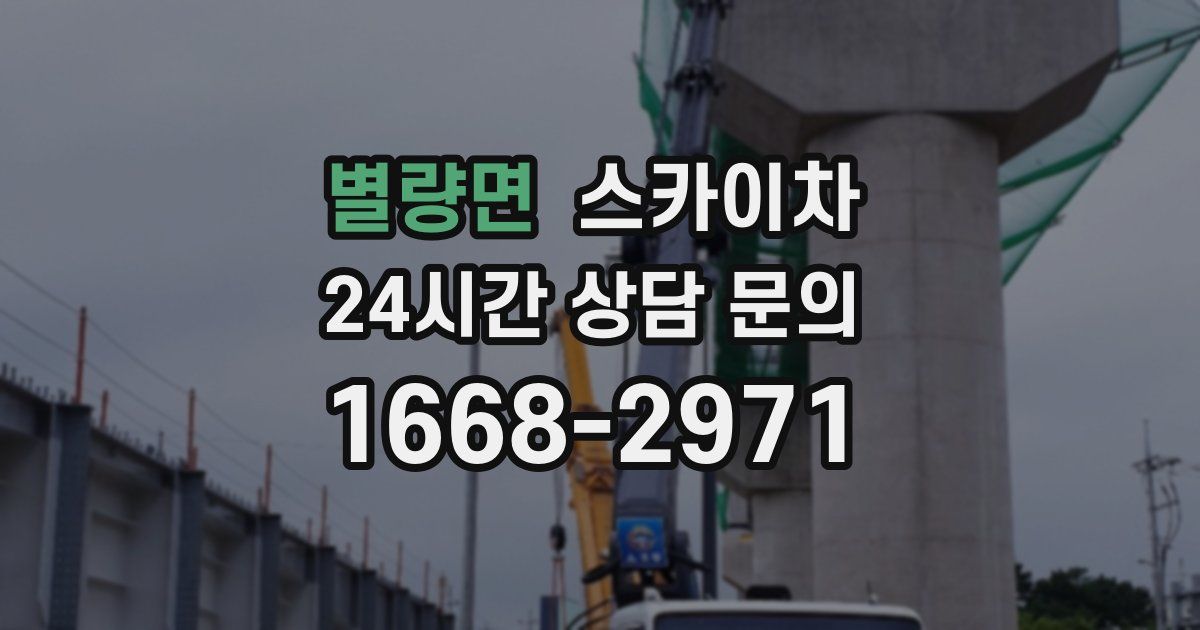 별량면 스카이차