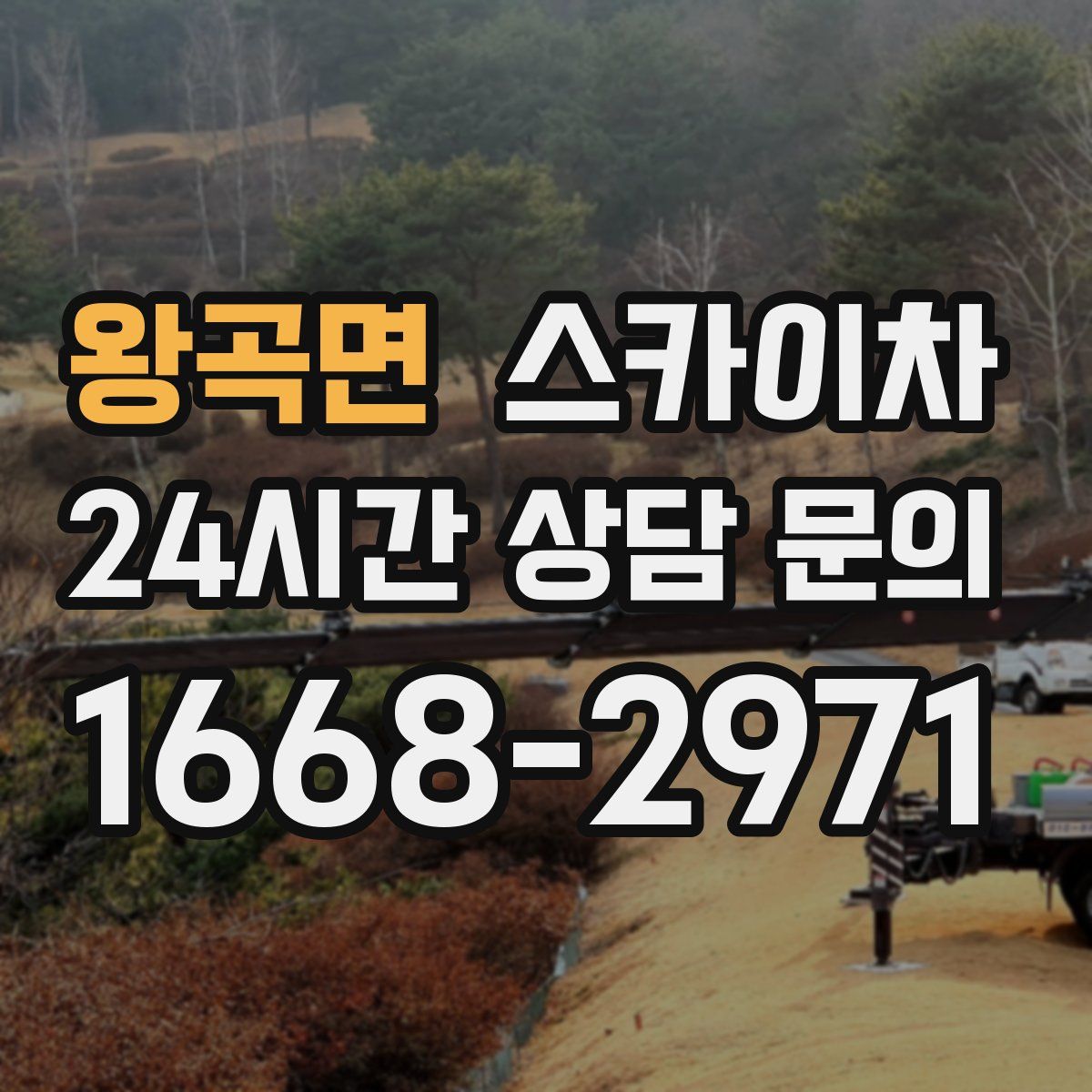 왕곡면 스카이차