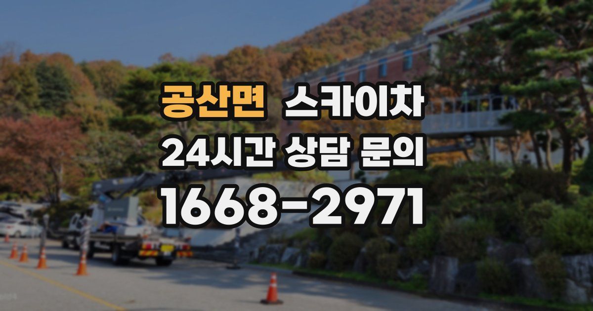 공산면 스카이차