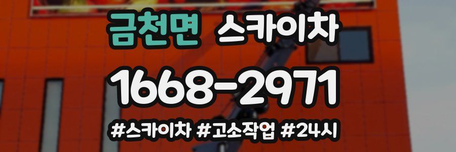 금천면 스카이차