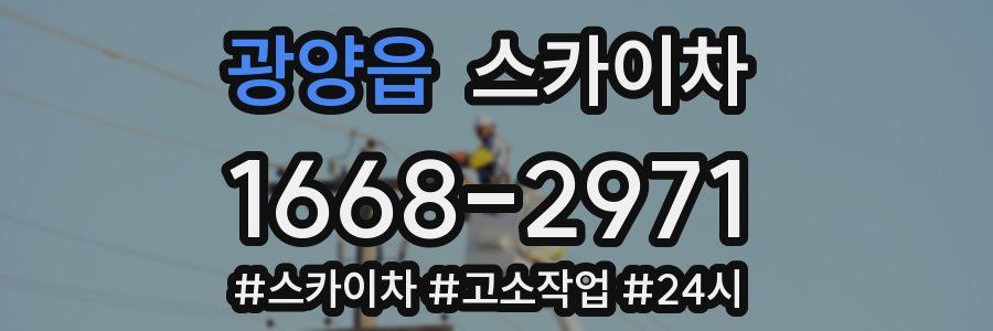 광양읍 스카이차