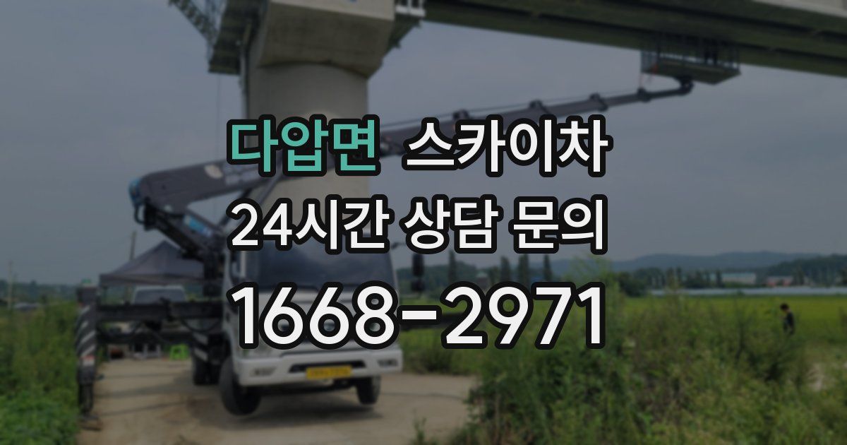 다압면 스카이차