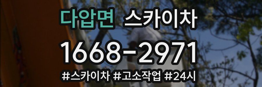 다압면 스카이차