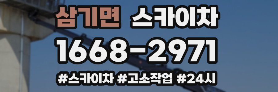 삼기면 스카이차