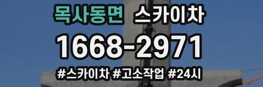 목사동면 스카이차