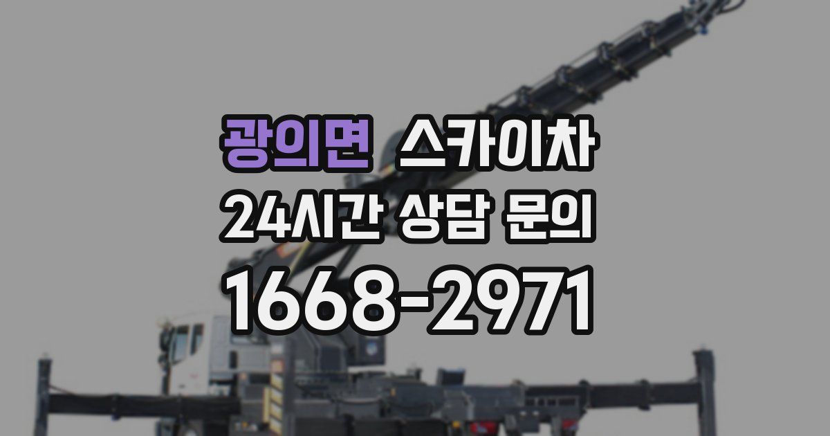 광의면 스카이차