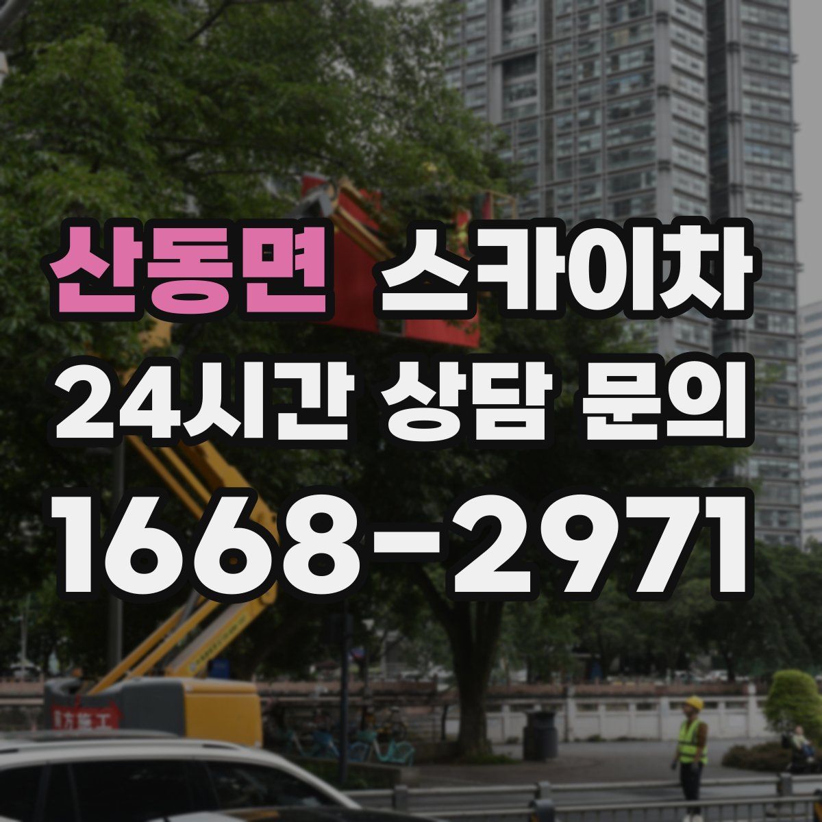 산동면 스카이차