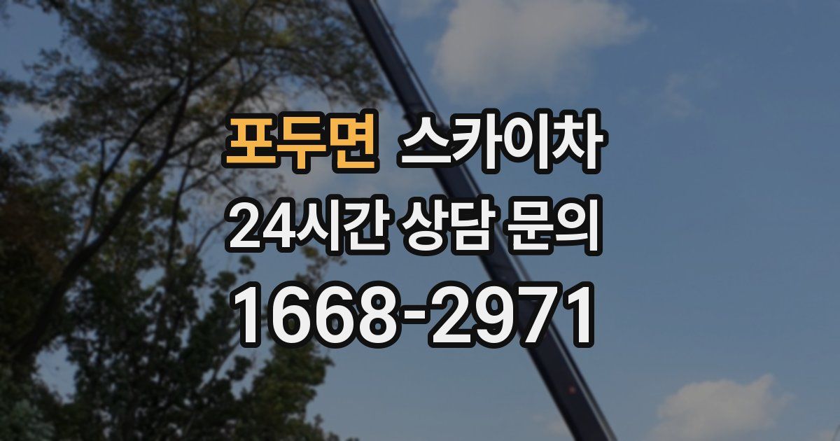 포두면 스카이차