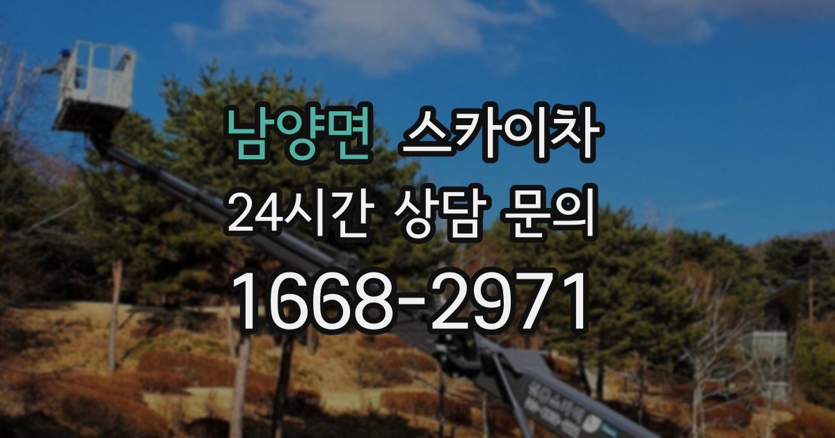 남양면 스카이차