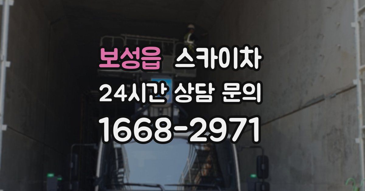 보성읍 스카이차