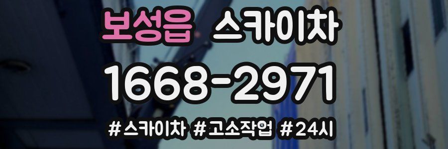 보성읍 스카이차