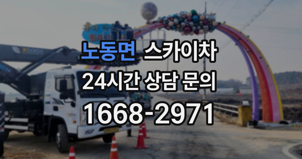 노동면 스카이차