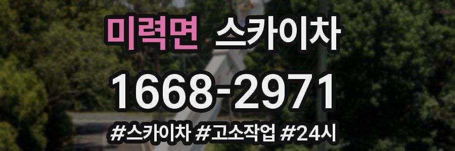 미력면 스카이차