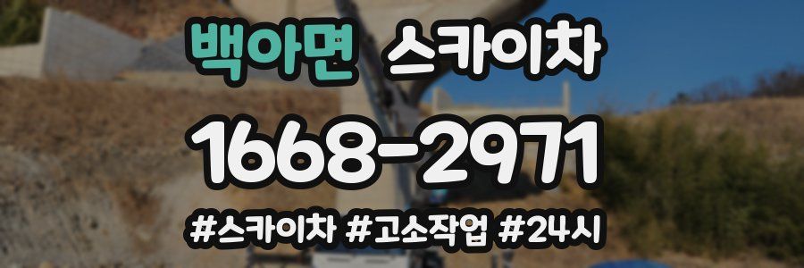 백아면 스카이차