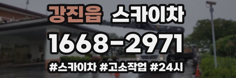 강진읍 스카이차