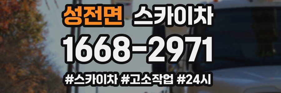 성전면 스카이차