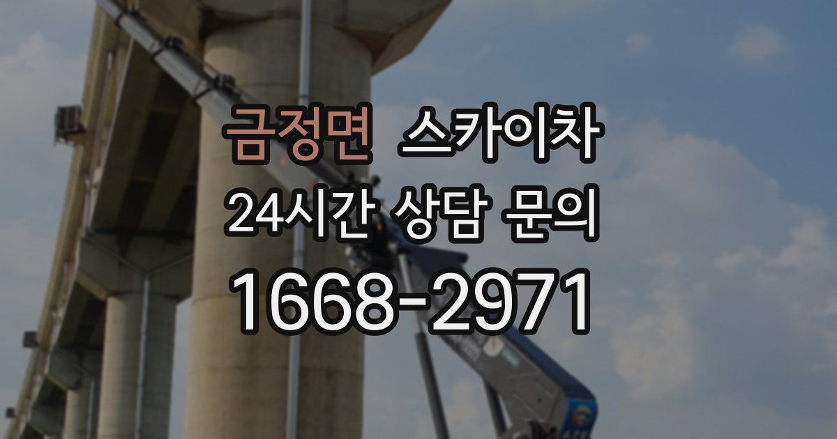 금정면 스카이차