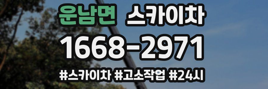 운남면 스카이차