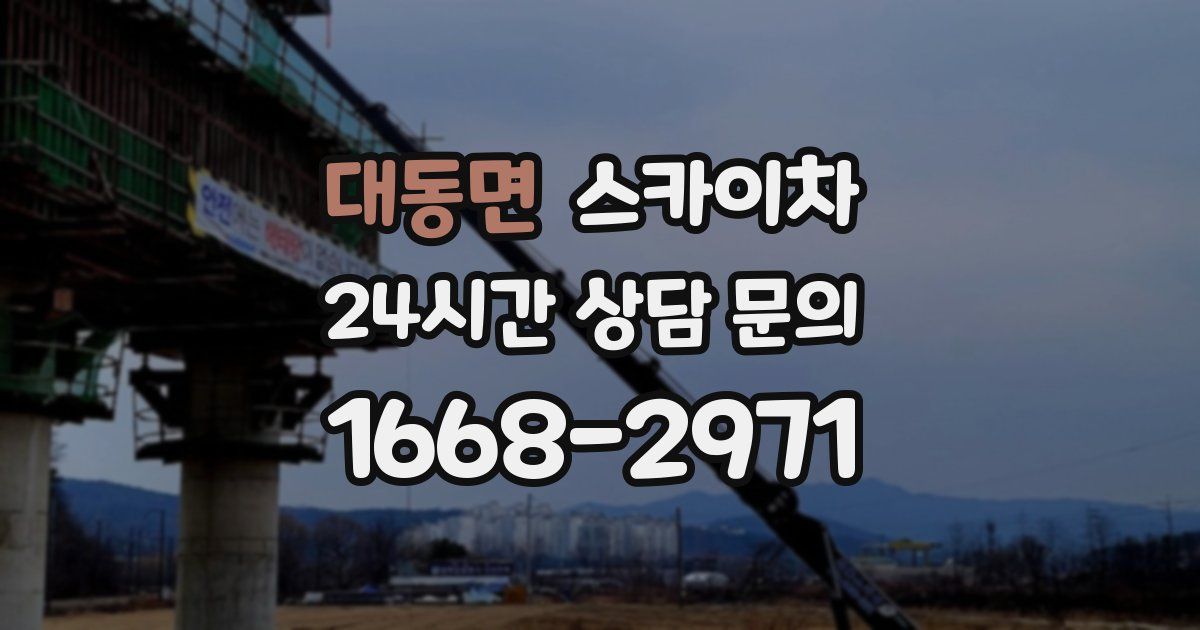 대동면 스카이차