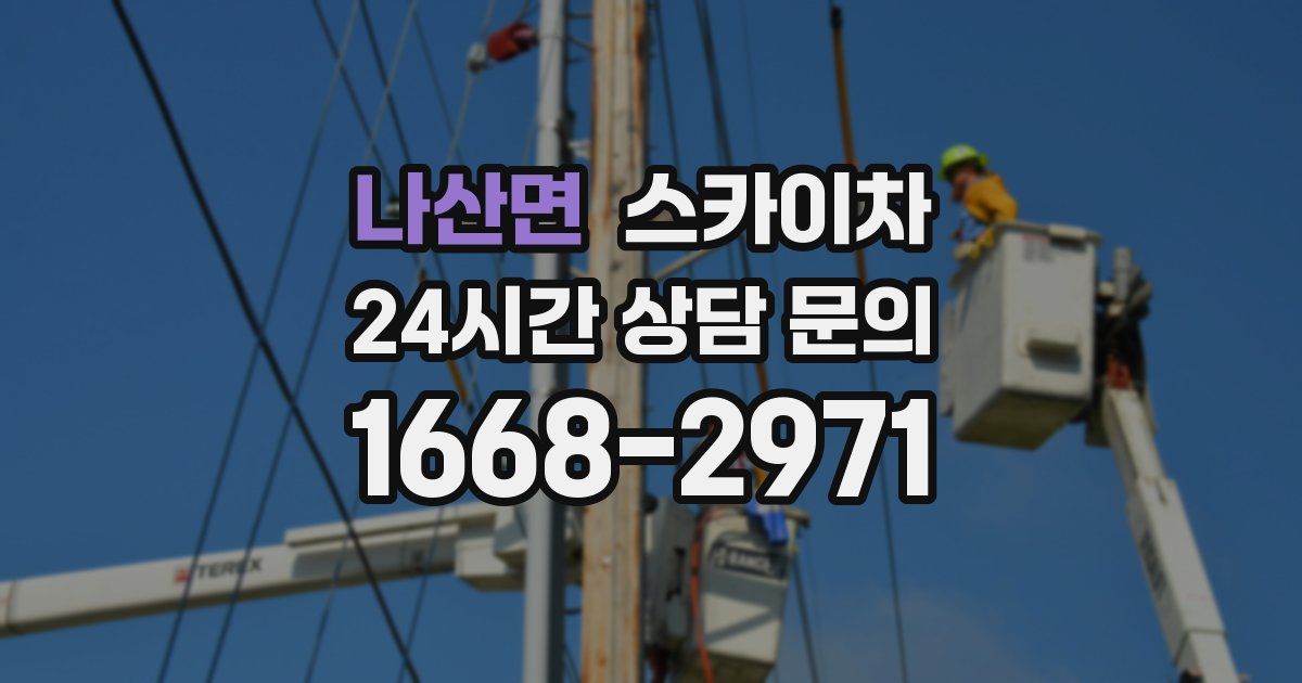 나산면 스카이차