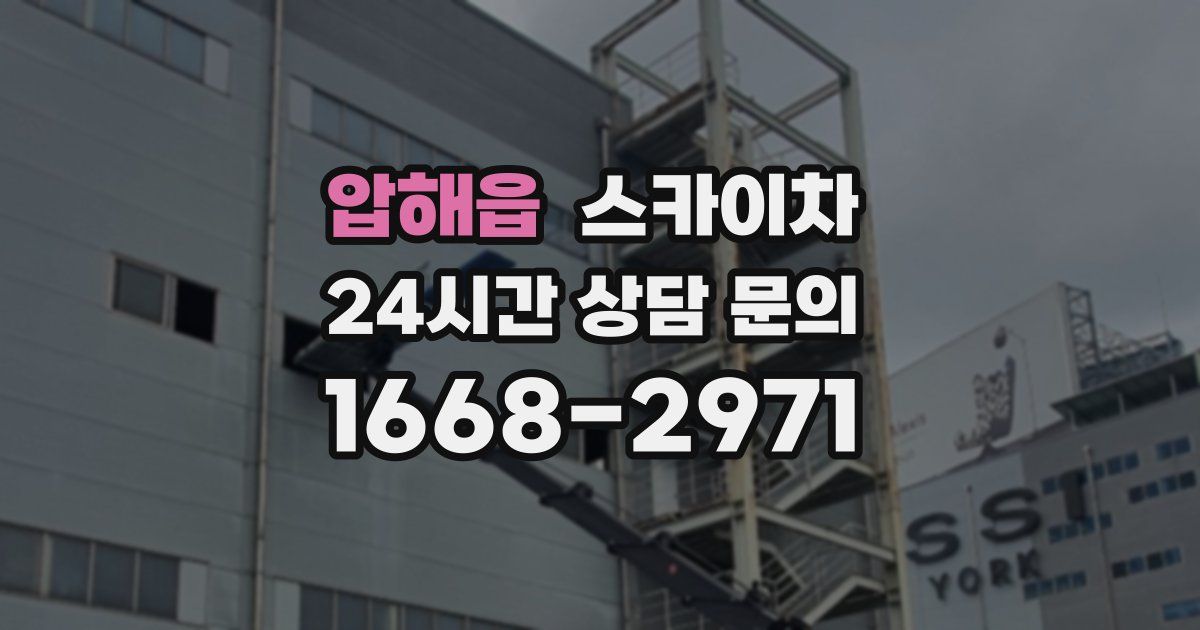 압해읍 스카이차