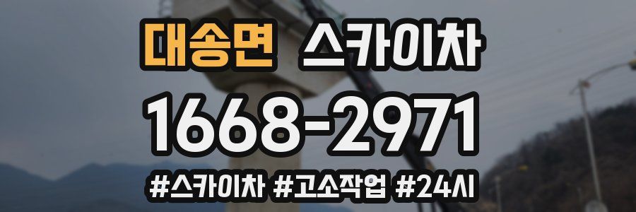 대송면 스카이차