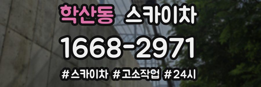 학산동 스카이차