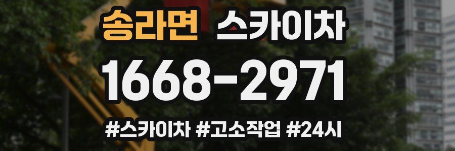 송라면 스카이차