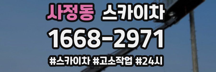 사정동 스카이차