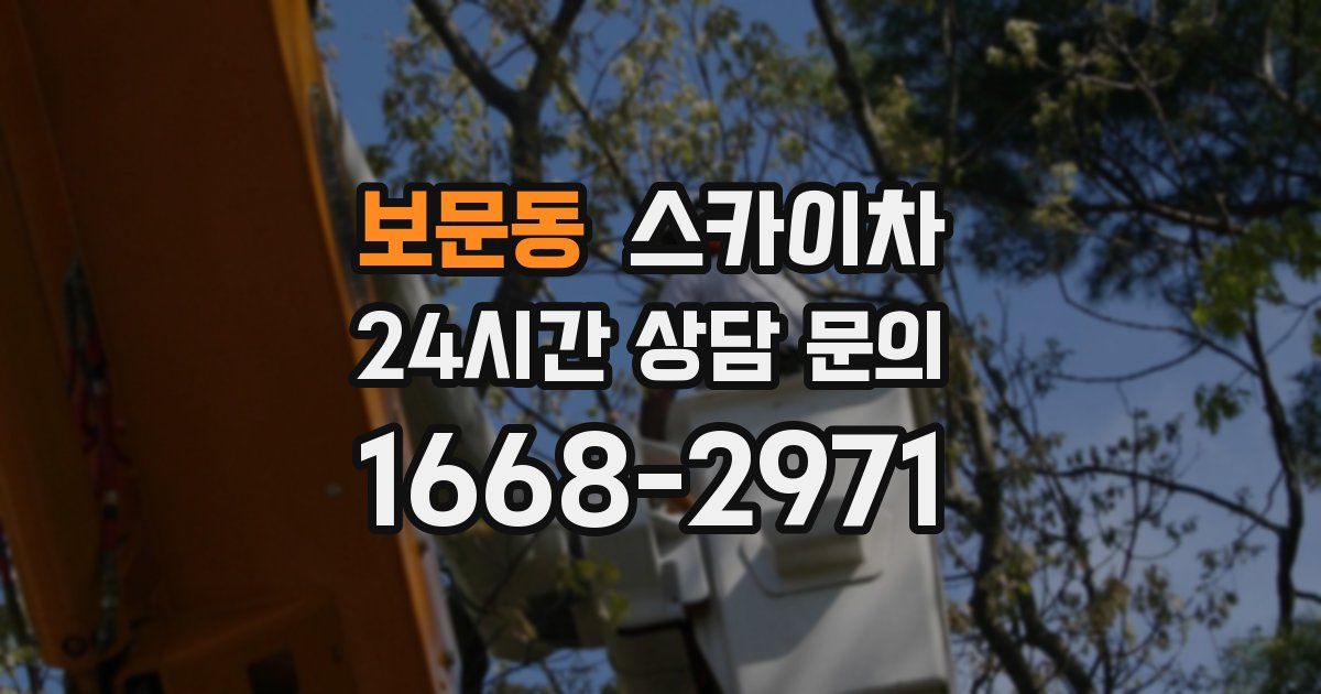 보문동 스카이차