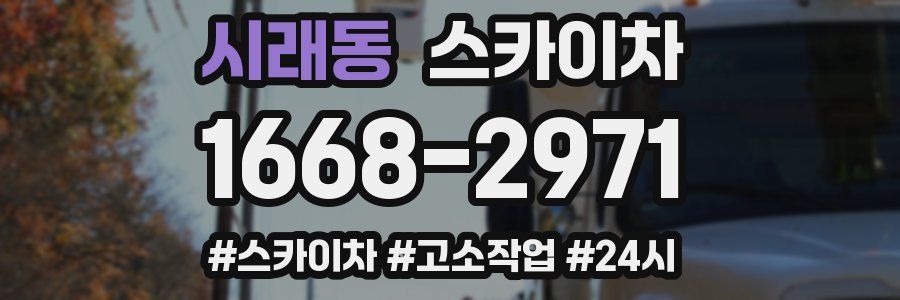 시래동 스카이차