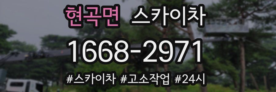 현곡면 스카이차