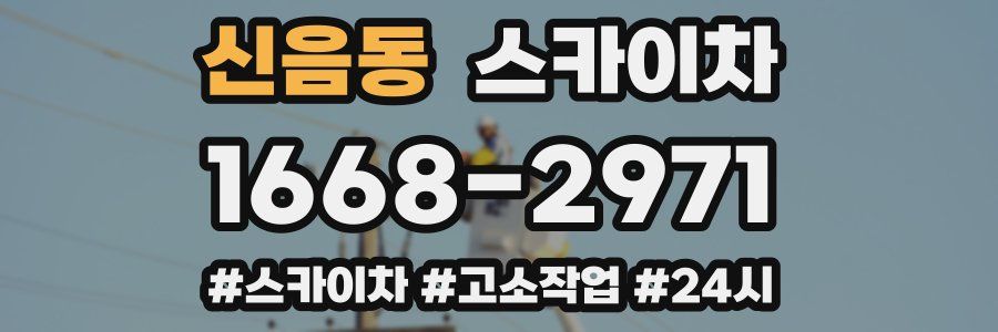 신음동 스카이차