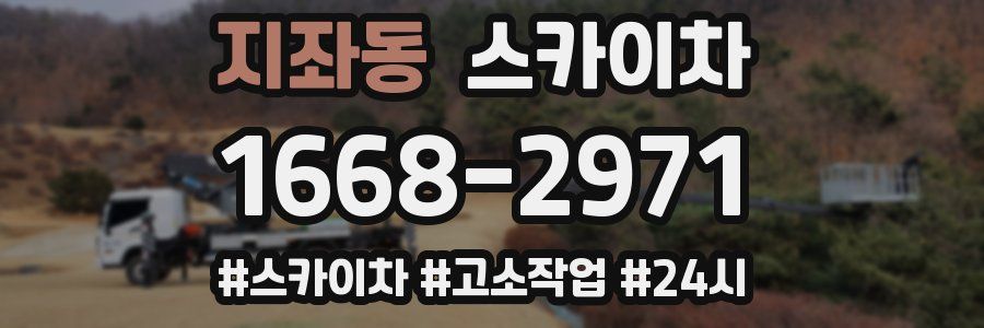 지좌동 스카이차