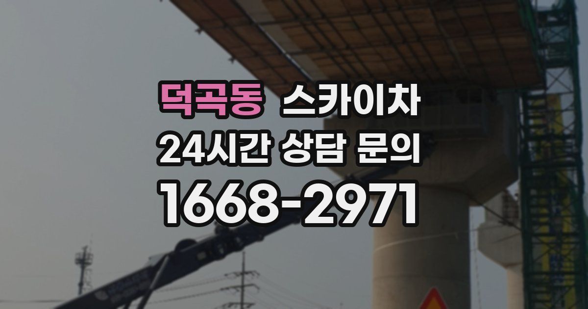 덕곡동 스카이차